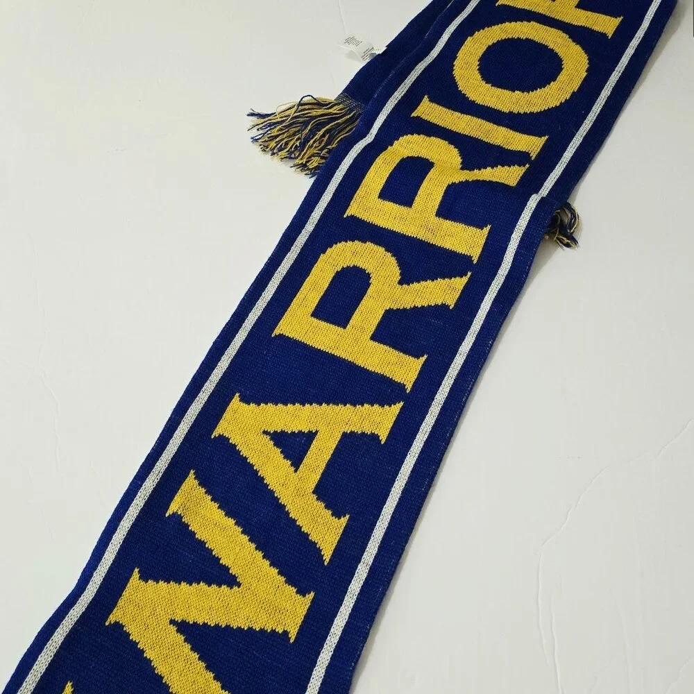 Golden State Warriors Scarf NBA Basketball Winter Soft Forever Collectibles Blue
